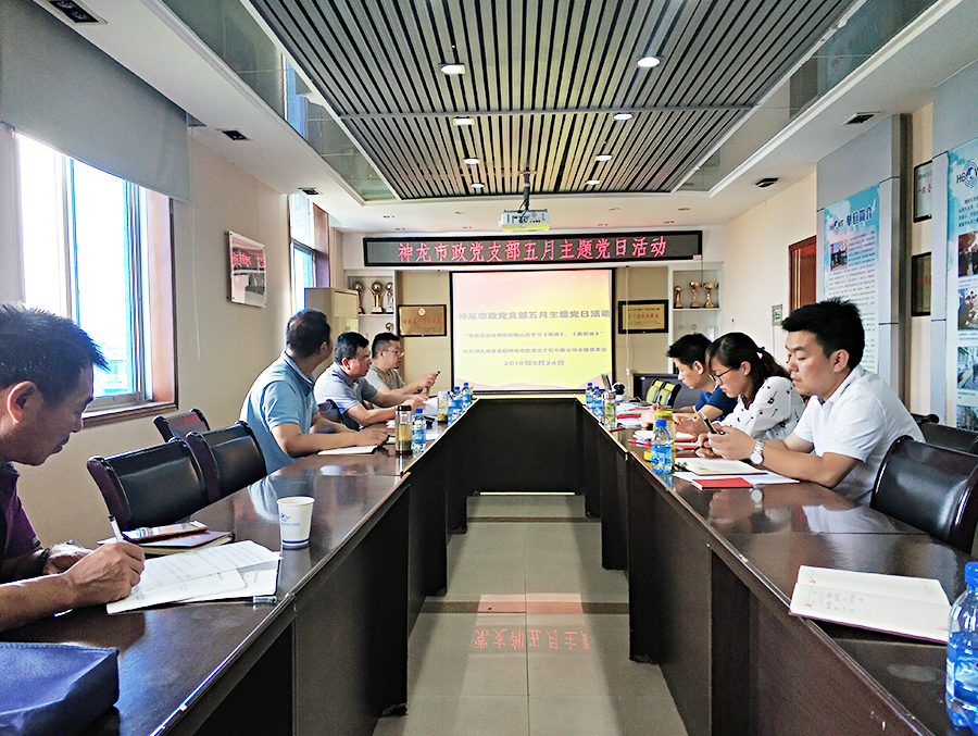  神龍市政公司黨支部開展主題黨日活動